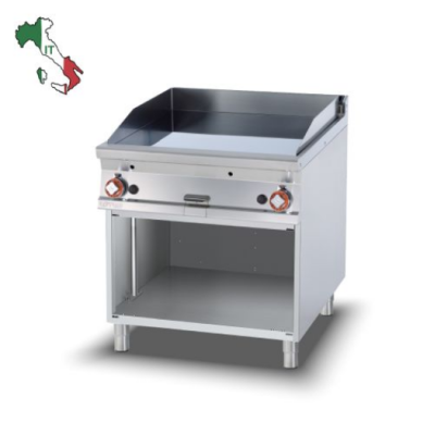  Πλατώ επιδαπέδιο αερίου διπλό λείο χρωμίου